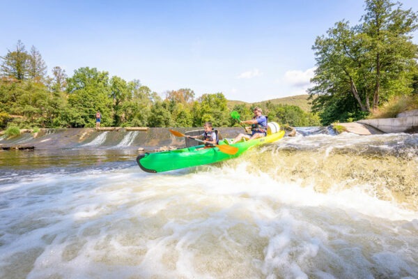 17 km en canoë sur l'Allier sur la journée